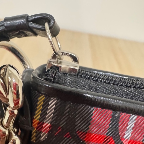 Coach Poppy Tartan Plaid Glitter Signature Vintage Y2K Crossbody Bag - Picture 10 of 10